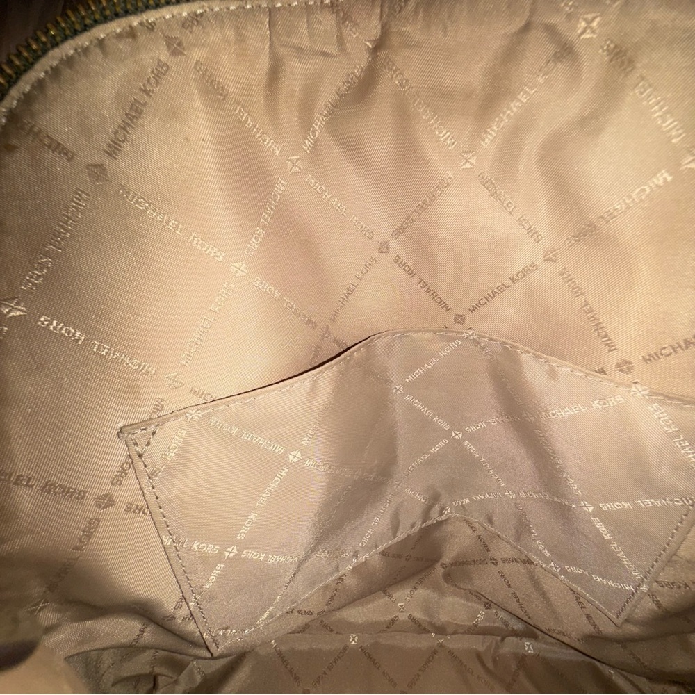 Michael Kors Olive Backpack, rare find, sold out everywhere. NWOT - Picture 9 of 9